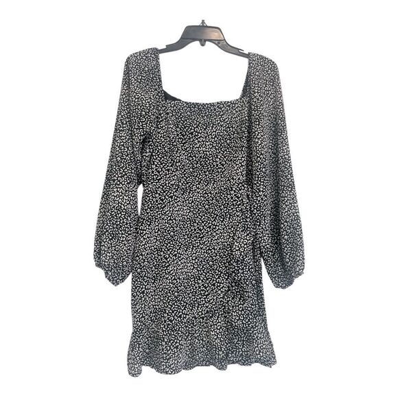 Altar'd State Black and White Print Mini Dress Size Large - Picture 2 of 7